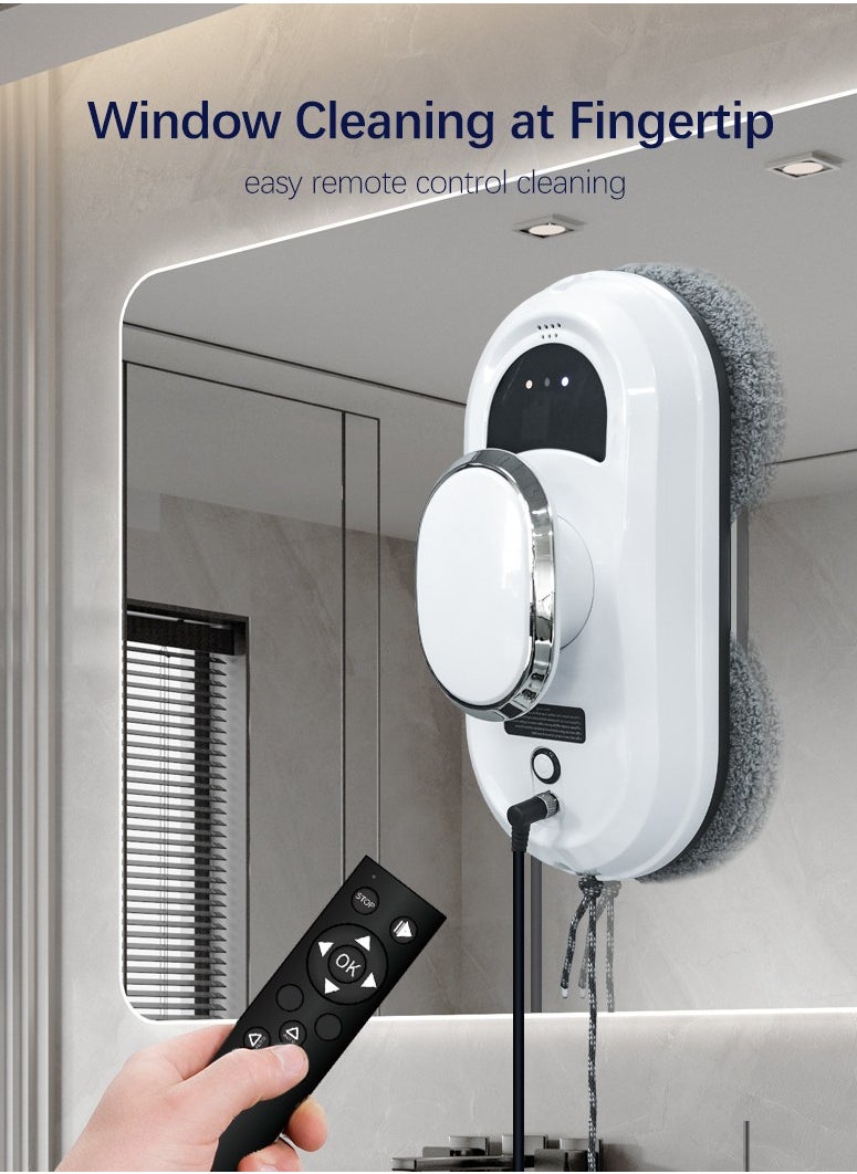 Joshberg Intelligent Window Cleaning Robot Vacuum Cleaner Robot Window Cleaner Automatic Water Spray Function Anti-fall Magnetic Glass Home Cleaning Machine  - Image 5
