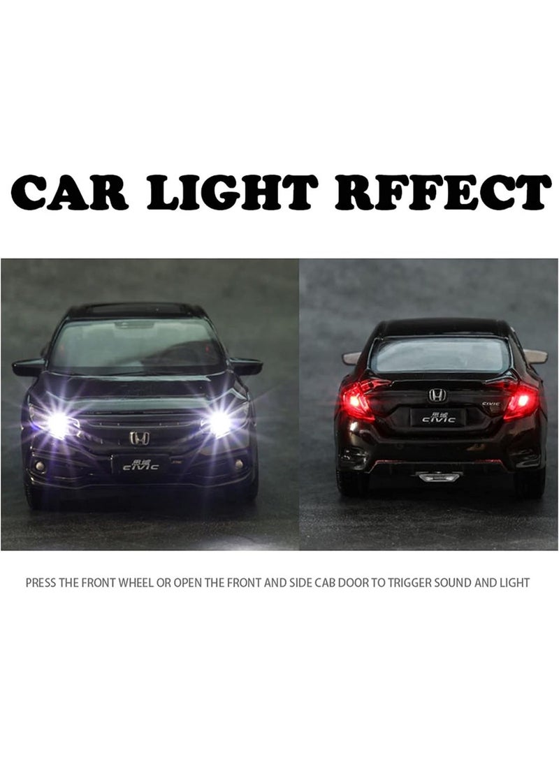 Model Cars 1:32 for Honda Civic Simulation Die-Casting Collection Toy Car Model - Image 3