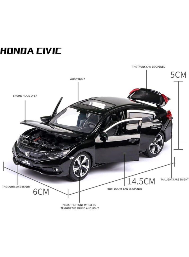 Model Cars 1:32 for Honda Civic Simulation Die-Casting Collection Toy Car Model - Image 4