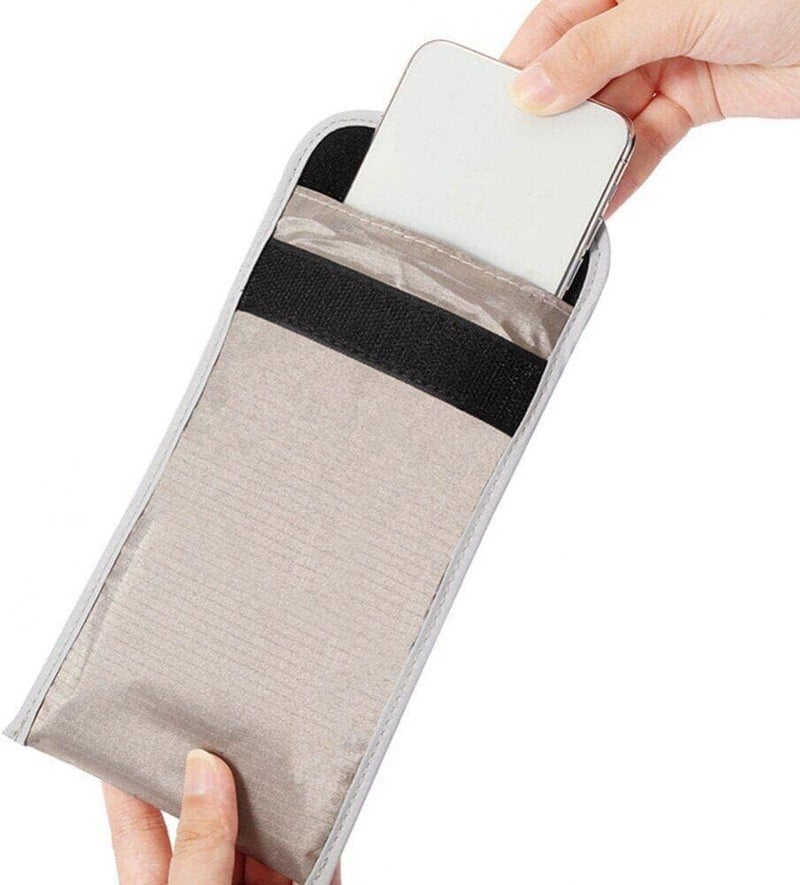 KASTWAVE Cell Phone Rf Blocker Bag, Car Key Signal Blocker Wallet, Anti-Tracking Emf Gps Rfid Privacy Case Covers, Smartphone Electronic Devices Anti-Tracking Wallet - Image 4