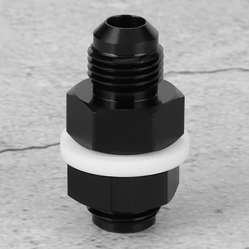 AN6 Bulkhead Fuel Fitting: Black Anodized Aluminum, High Flow Splitter, Anti-Corrosion - Durable, Stable Performance, Lightweight for Most Liquid or Gas Applications - Image 5