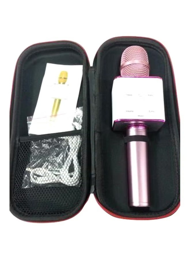 توكسون ميكرفون كاريوكي لاسلكي طراز Q7 2.72E+12 وردي/أبيض - Image 2