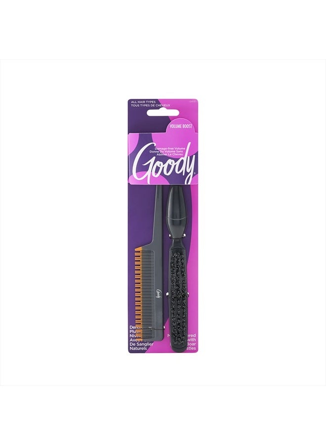 Goody Amp It Up Kit, Teasing Comb and Volumizing Brush, 2CT - Image 1