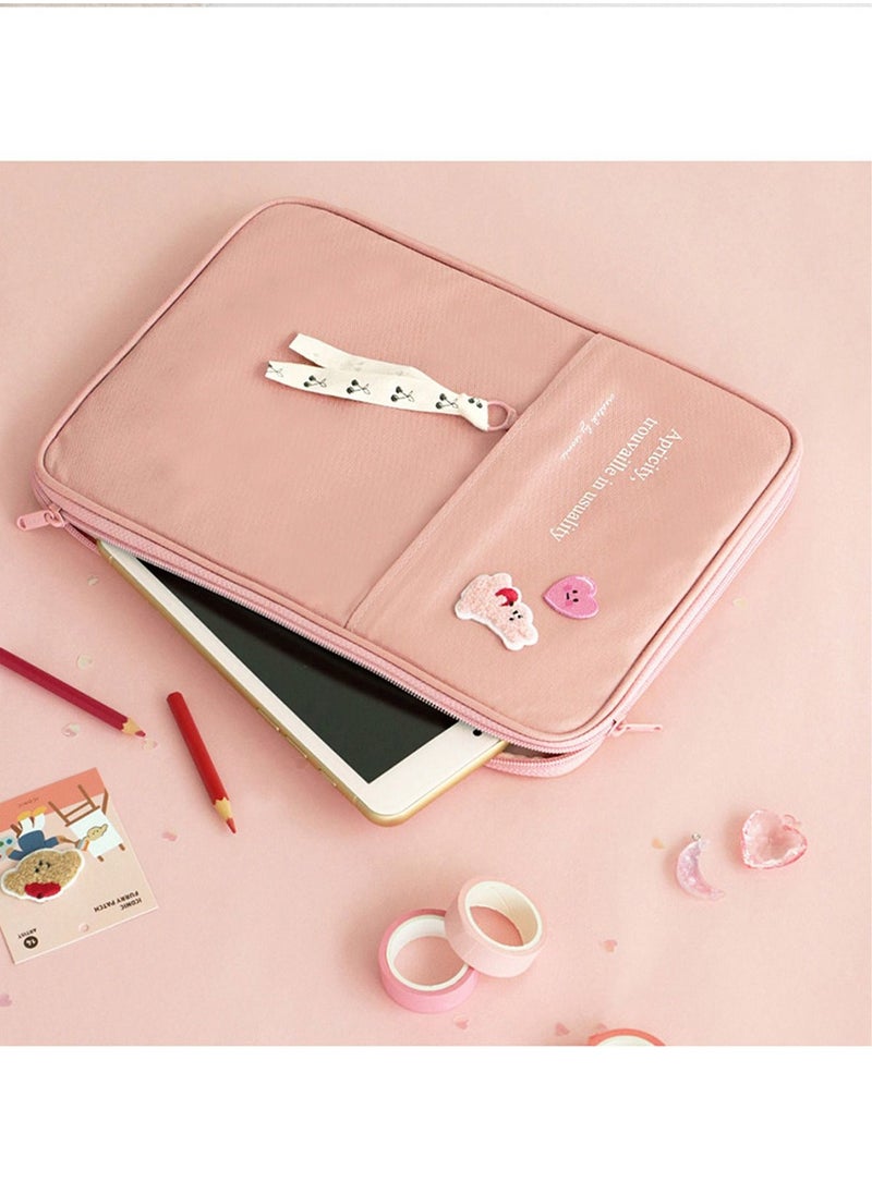 9-13 Inch Tablet Sleeve Bag Carrying Case for iPad Pro 11/12.9/ Air 5/4 10.9, 10.2, Samsung Galaxy Tab A8 10.5/Tab S8/S9/S8+/S9+/ Surface Go 2/1,Huawei Mate Air Honor pad x9 Protective with Pocket  - Image 2