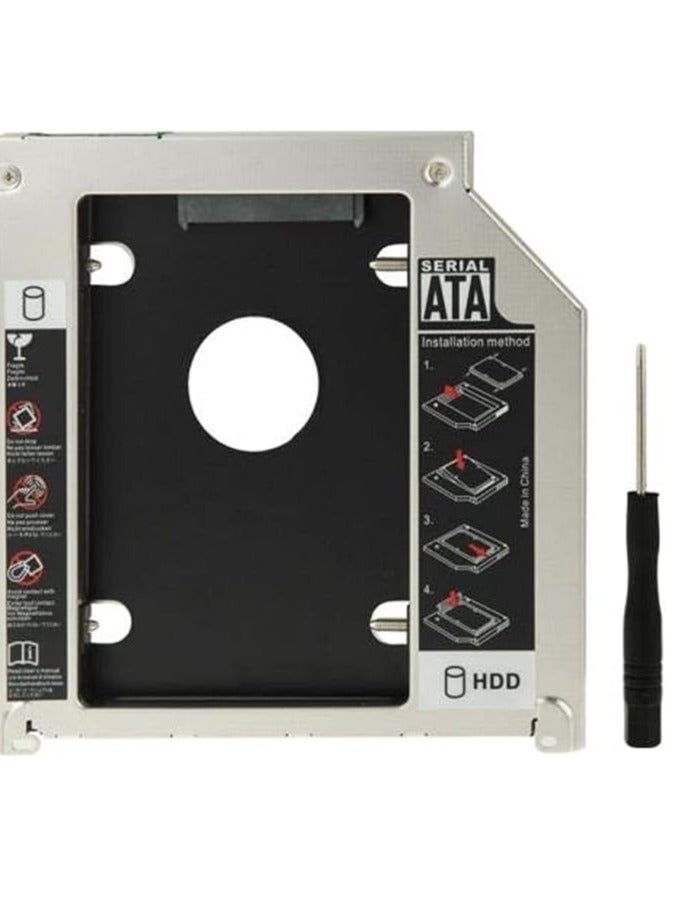 Generic UNIVERSAL SECOND For SATA HDD 2.5 inch Caddy Thickness: 12.7MM - Image 1