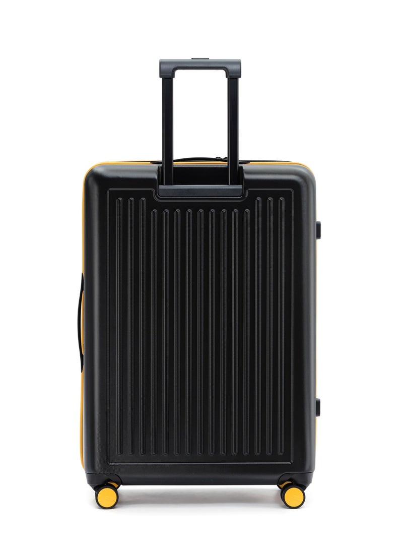 Mokobara The Transit Check-In Large Luggage - Polycarbonate Material | Crypto Sunray 2.0, Black - Image 2