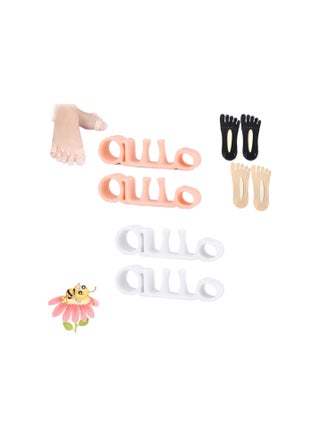 Bodyfeet Aligners Kit, Body Feet Aligners, Body Feet Alignment Kit, Silicone Toe Spacers, Toe Straighteners for Curled Toes, Yoga Toes Toe Separators, Bunion Corrector for Women (2pairs-C) - pzsku/ZD41626BBFB531667548BZ/45/_/1732337130/bb180c89-e042-423f-b835-fcb2c0ce5c80