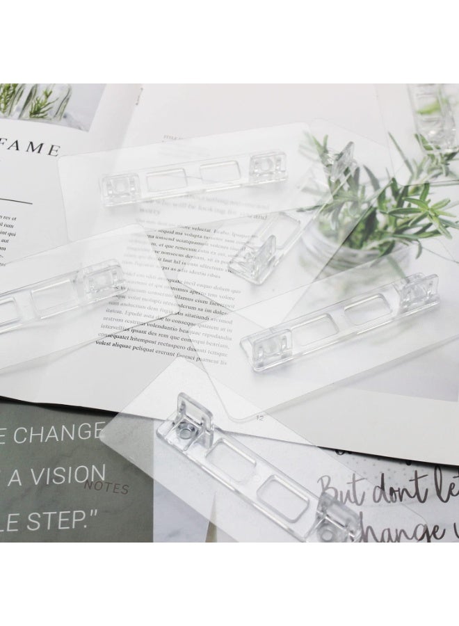 24 Pieces Adhesive Shelf Bracket, Double Row Reinforced Design Shelf Support Pegs for Shelves Kitchen Cabinet Book Closet - Image 3