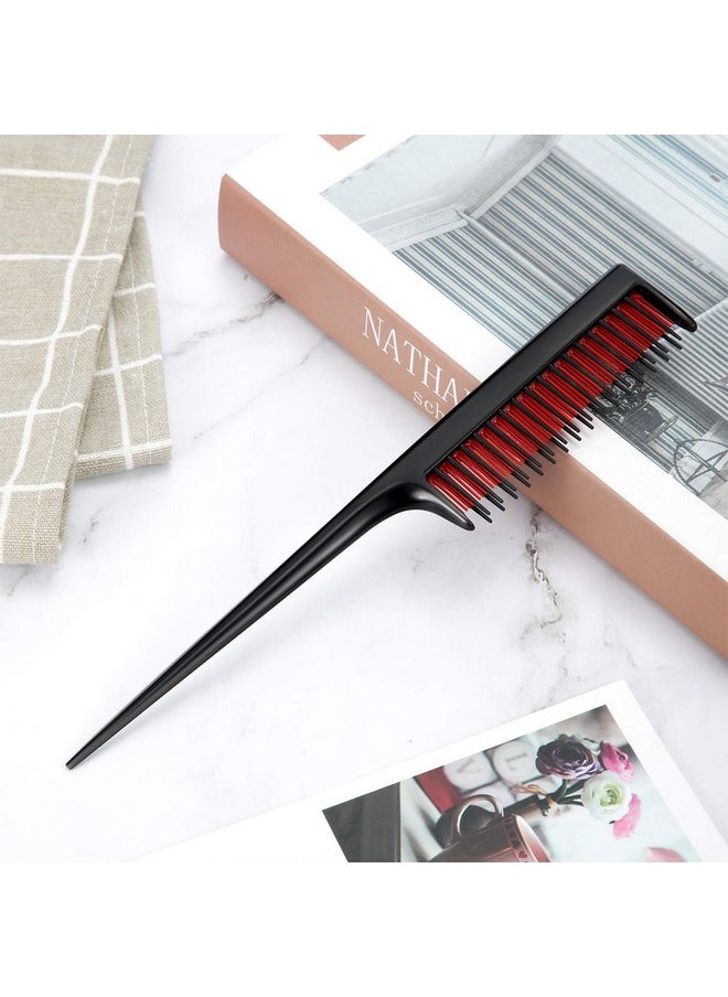 3 Piece Triple Teasing Comb, Rat Tail Combs For Women, Tool Structure Tease Layers Rattail Comb, Rat Tail Comb For Back Combing Root Teasing, Adding Volume, Evening Styling (Black And Red) - pzsku/ZD4165AE1E68D958CB78AZ/45/_/1734182758/db50938b-bfa2-49a4-9442-fcd4e5210713