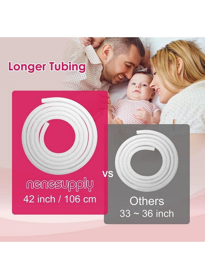 نينس سابلاي قطع غيار مضخة Nenesupply متوافقة مع مضخة الثدي Spectra S2 S1 9 Plus لاستبدال قطع غيار مضخة Spectra S2 وملحقاتها وشفة وصمام منقار البط مقاس 21 مم وأنابيب وزجاجات وحامي التدفق العكسي - Image 5