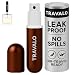 Travalo Classic HD Perfume Atomizer  LeakProof and TSA Approved for Air Travel  Reusable Airtight EasyFill Mini Pump Sprayer  Lightweight Elegant Design wVolume Window  Brown 017oz - Image 2