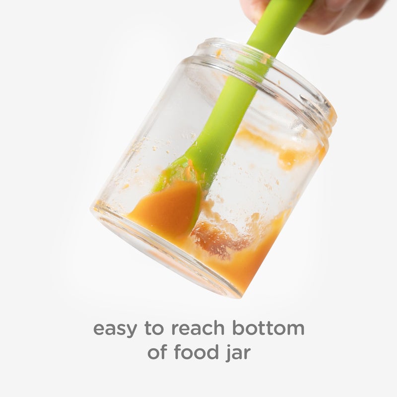 Olababy 3 Piece Parent Led and Baby Led Weaning First Feeding Set, Includes Training Spoon, Feeding Spoon and Suction Bowl with Lid - Image 3