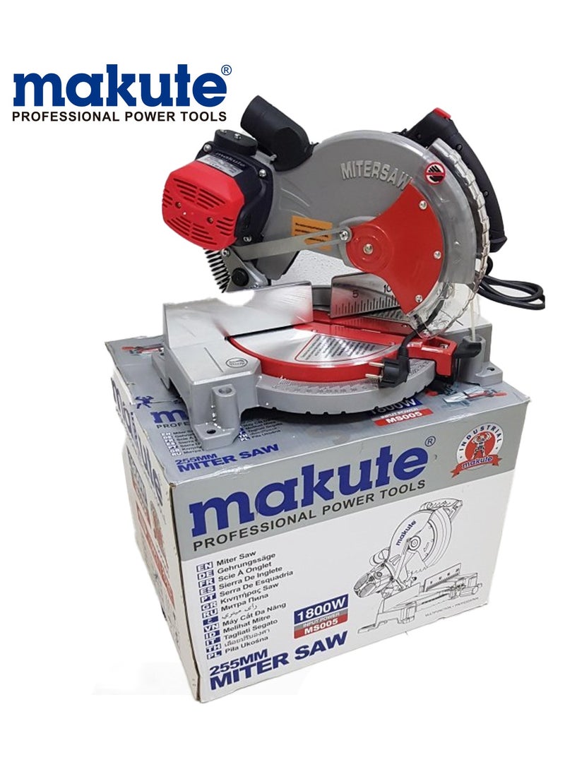 makute Miter Saw Fixed 255mm 1800w , ISO9001 quality certificate  - Image 4