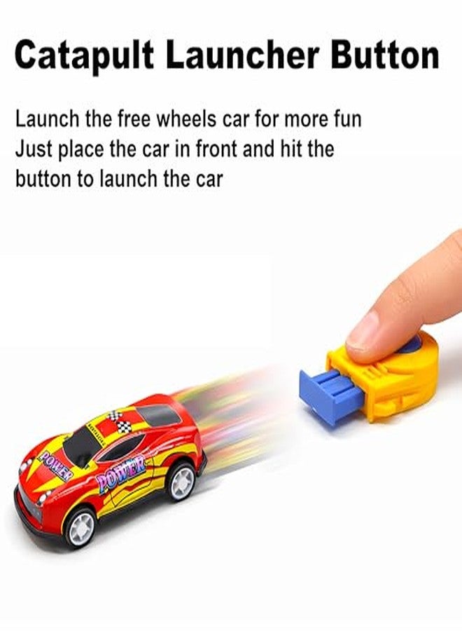 VGRASSP Push and Go Carrier Truck Toy for Kids with 4 Mini Cars and Launch Button - Interactive Transport Vehicle Toy with Built-in Car Storage - Color As Per Stock - Image 4
