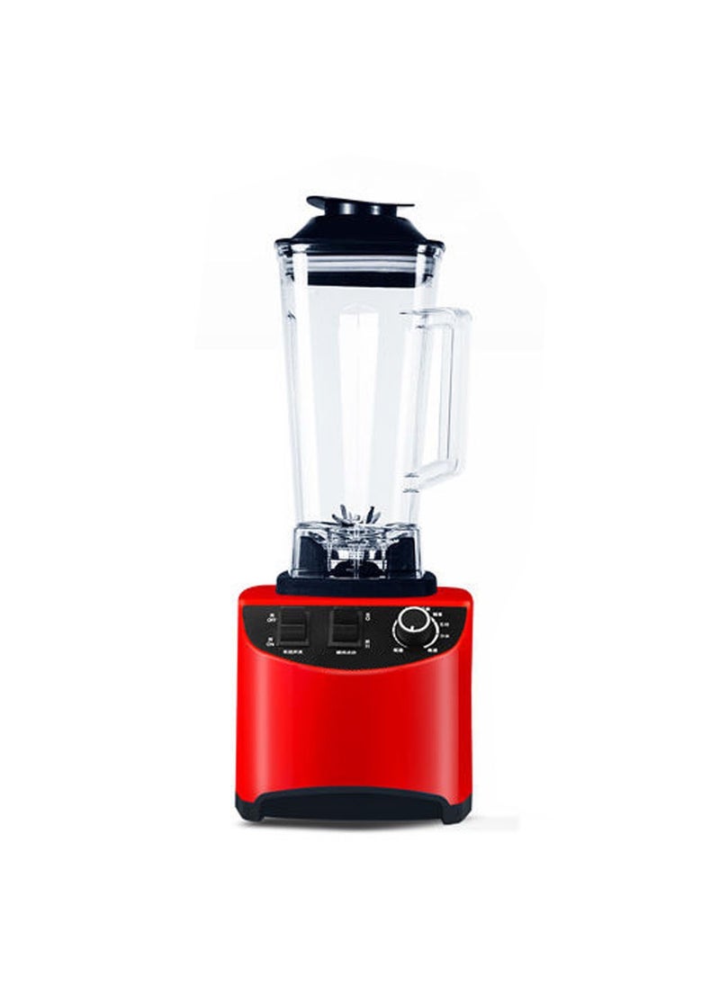 sokany - 5-Speeds Power Crush Machine Multi-Function Countertop Blender Ice Shaver Food Grinder Juicer 2.5L Red - Image 1