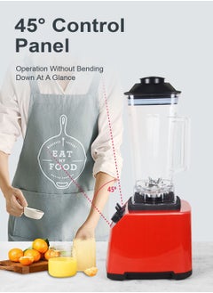 sokany 5-Speeds Power Crush Machine Multi-Function Countertop Blender Ice Shaver Food Grinder Juicer 2.5L Red  - Image 5