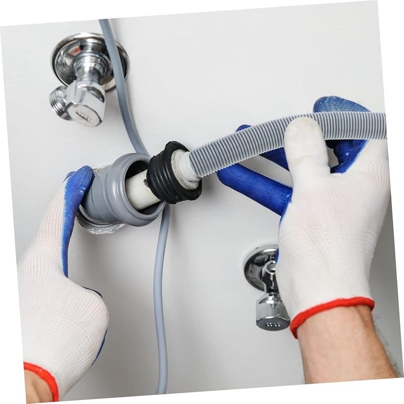 مادة البولي إيثيلين غسالة عالية النعومة خرطوم تصريف أنبوب تمديد للغسالة سهلة التركيب - Image 5