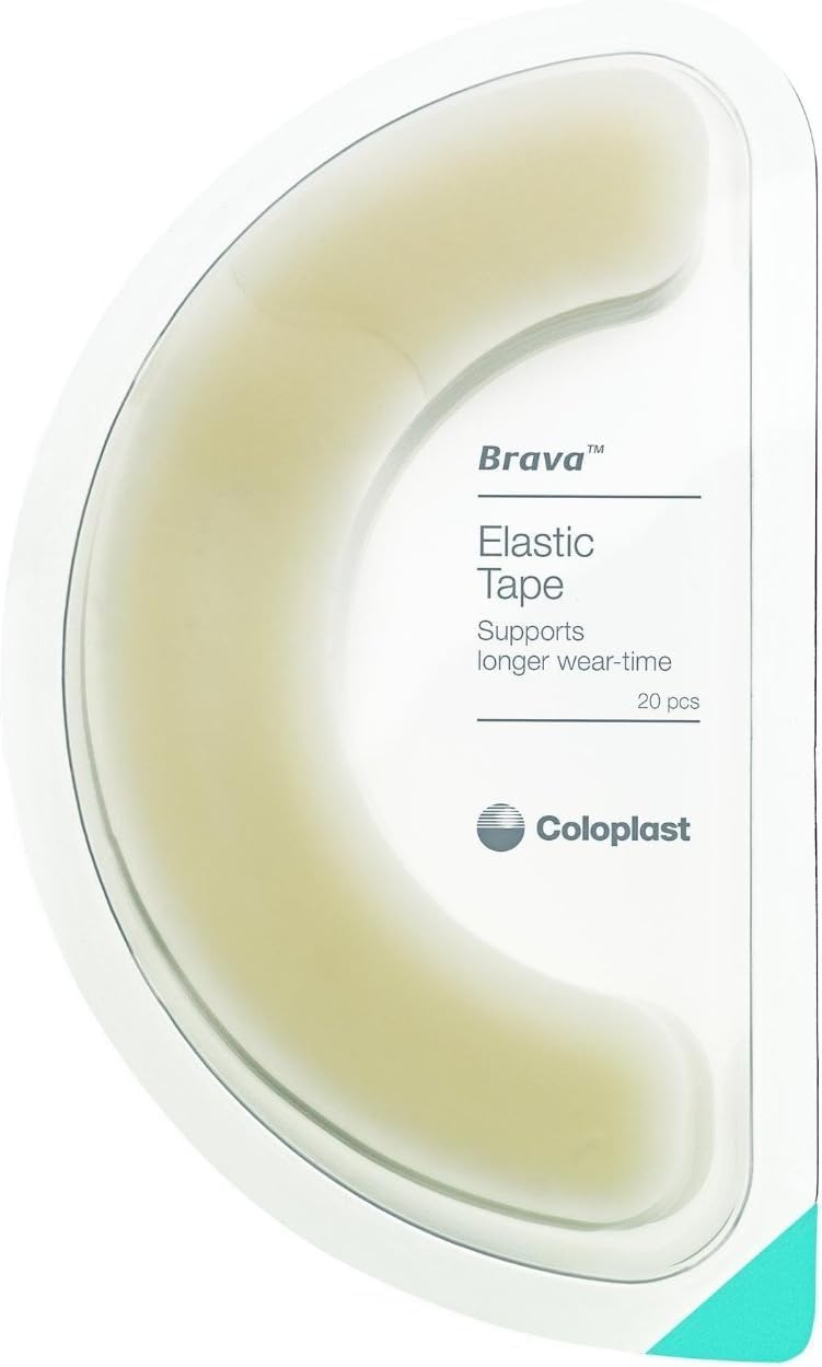 Brava Ostomy Elastic Tapes 20Piece