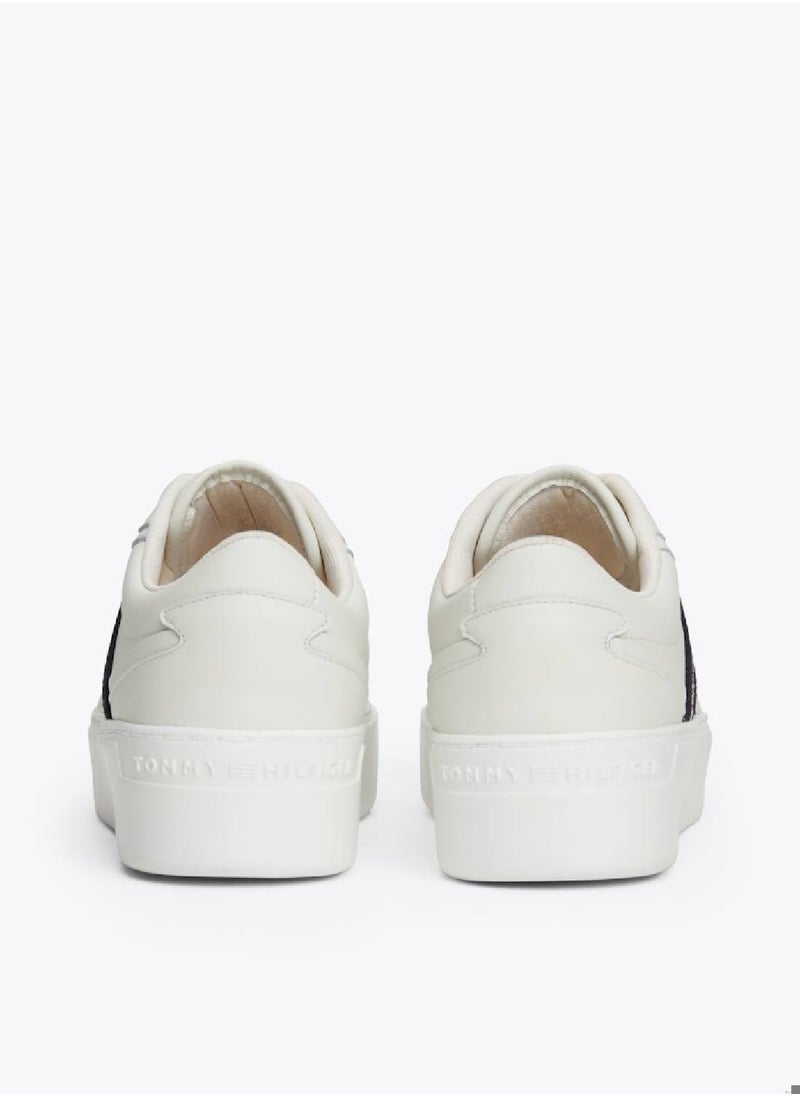 Women's Signature Tape Leather Flatform Trainers - Leather, Beige - pzsku/ZD416EC1A42FDD4089631Z/45/_/1738742119/cd20497b-a40e-4229-8b6b-16f0ad5fe81e