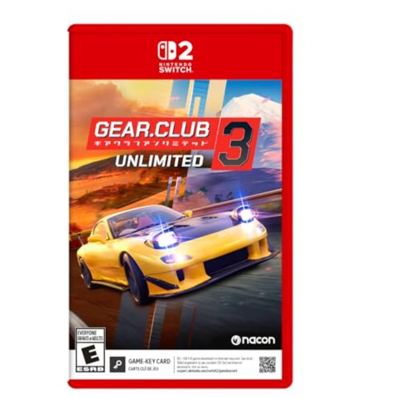Gear.Club Unlimited 3 Nintendo Switch 2 Game-Key Card Digital Download Code For Nintendo Switch 2 Console Instant Activation Official Licensed - Image 1
