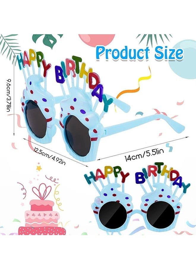 ShebSheb 3PCS Birthday Cake Party Glasses For Men Women Kids，Costume Glasses For  Party Decorations,   Birthday Party  - Image 3