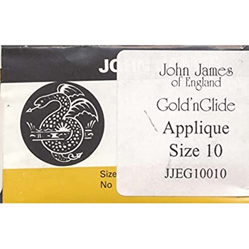 Colonial Needle JJEG100-10 Gold'n Glide Applique Hand Needles, Size 10, 10/pkg - Image 5