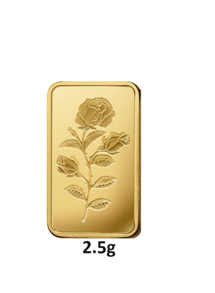 Fine Gold Saudi Bar 999.9 -2.5 Grams