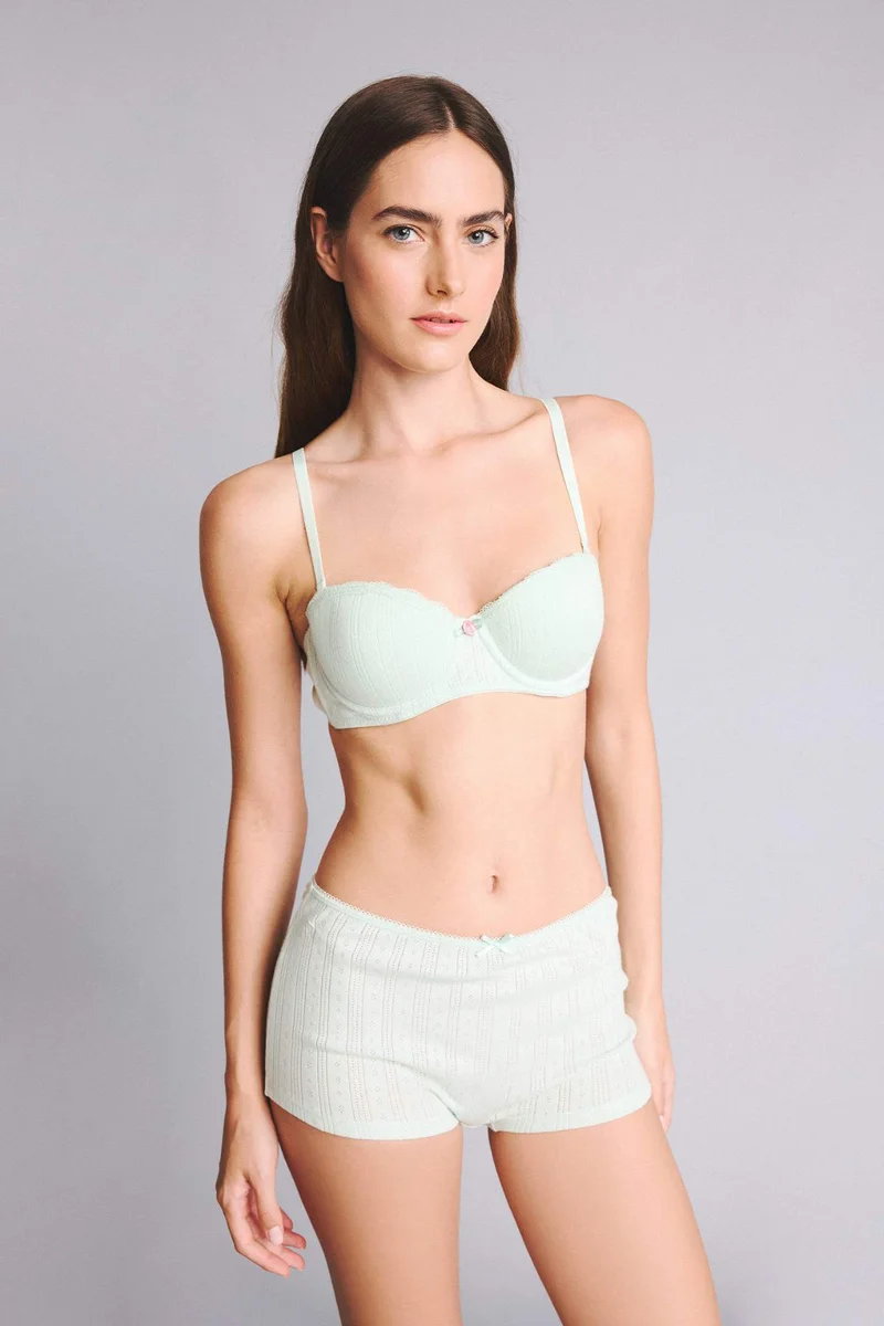 ديفاكتو Woven Pattern Bow Detail Boxer