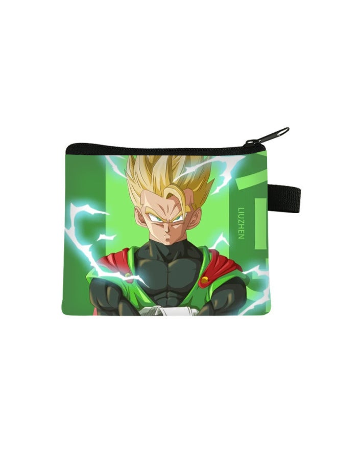 New Dragon Ball Coin Purse For Children, Large Capacity Short Storage Bag, Student Square Mini Bag
