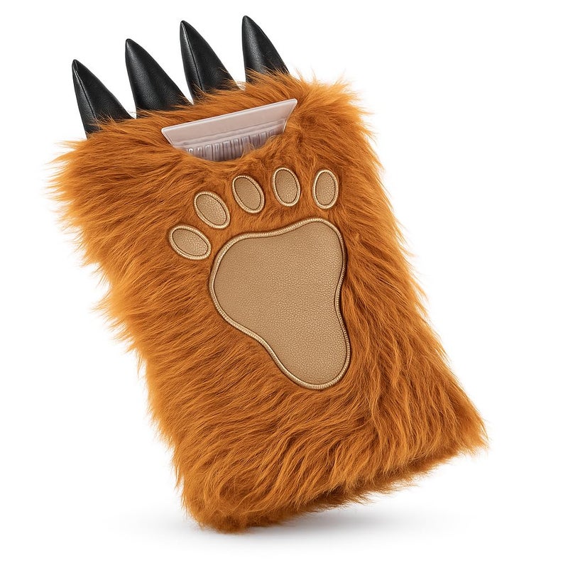 Gears Out Massive Bigfoot Hand Ice Scraper Bigfoot Gifts Sasquatch Claw Faux Fur Hand Warmer with Built in Ice Scraper Foam Grip Novelty Winter Snow and Ice Remover for Cars Trucks SUV - Image 3