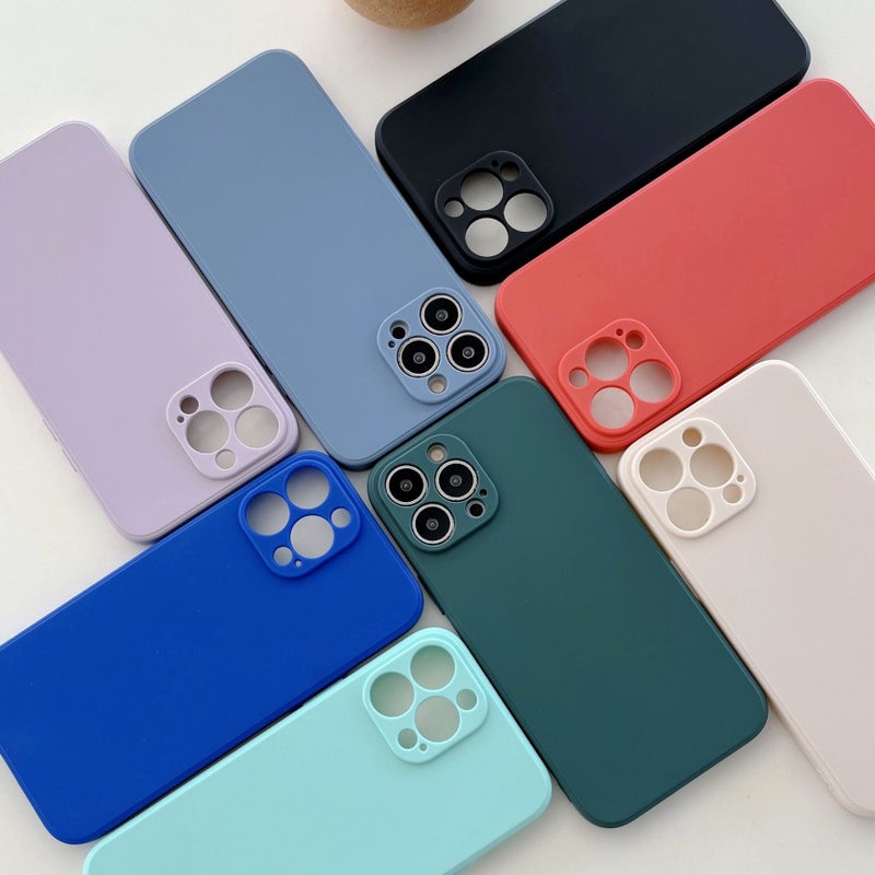 حافظة هاتف مناسبة لـ iPhone 17Pro بتصميم ثقب دقيق ومصنوعة من TPU بحواف مستقيمة لحافظة هاتف 16Xr مكعب روبيك سيليكون لأبل 15 - Image 5