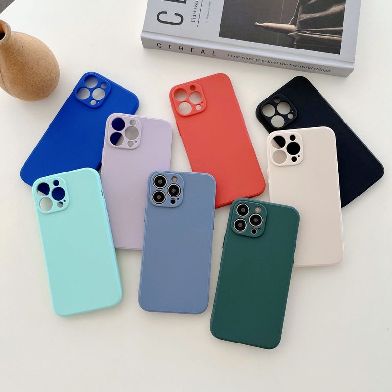 حافظة هاتف مناسبة لـ iPhone 17Pro بتصميم ثقب دقيق ومصنوعة من TPU بحواف مستقيمة لحافظة هاتف 16Xr مكعب روبيك سيليكون لأبل 15 - Image 2