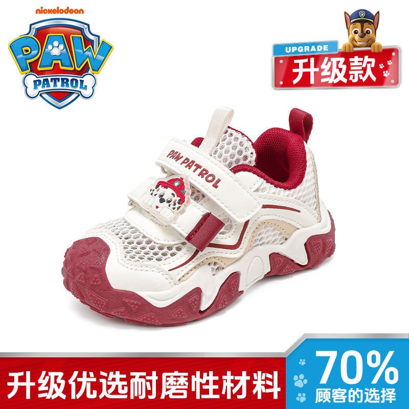Paw Patrol Sandals 2025 Summer Style Ancora Red Boys' Non-Slip Soft Sole Mesh Breathable Girls' Sports Shoes - Image 1