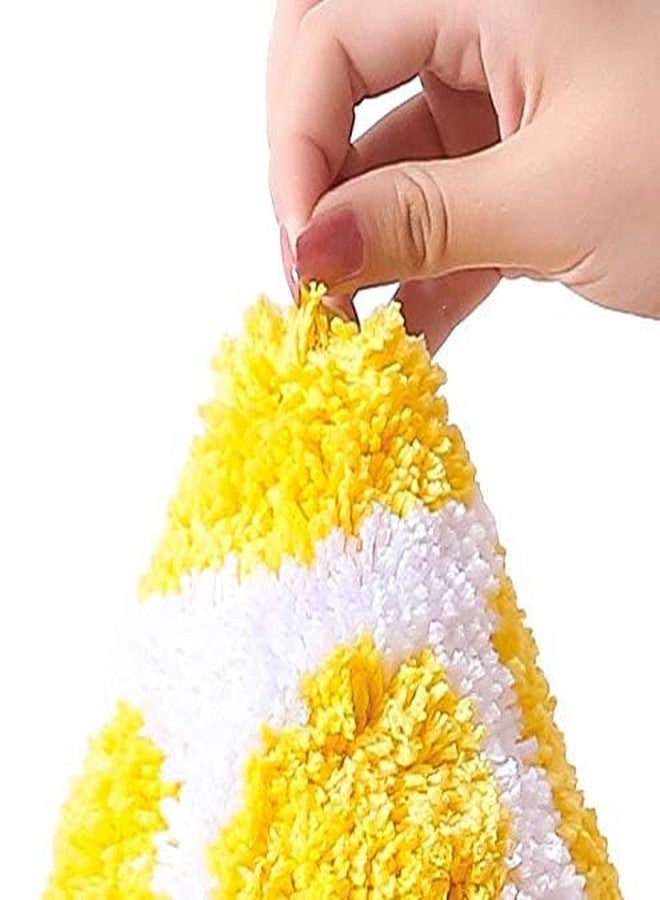 HYST Rainbow/Lemon Rug Carpet Water Absorption Non-Slip Bedroom Bathroom Door Mat (Lemon S) - Image 4