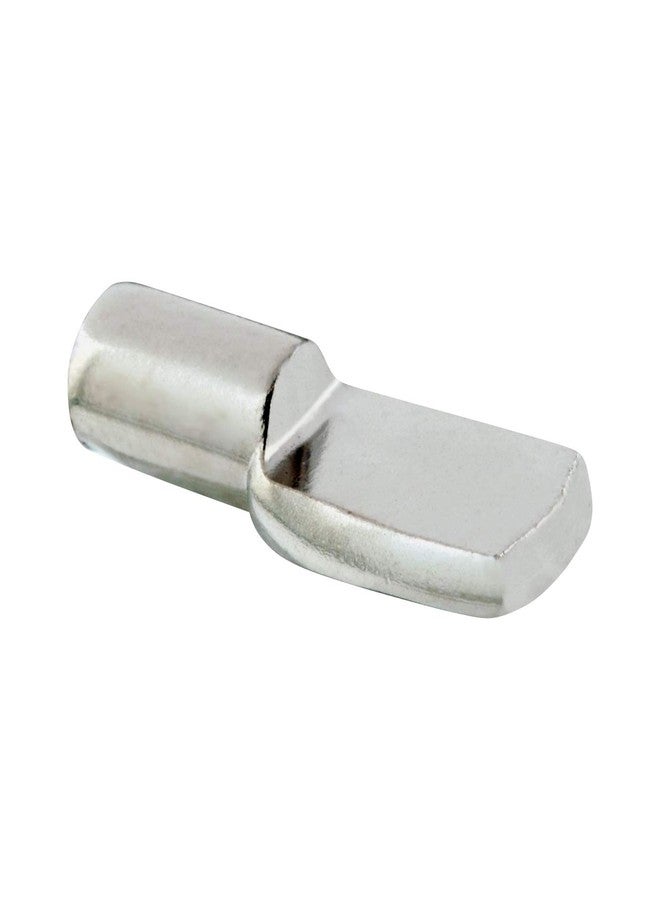 Rok Hardware Heavy Duty 1/4" Shelf Pins/Pegs, Flat Spoon Style, Nickel - 100 Pack - Image 1