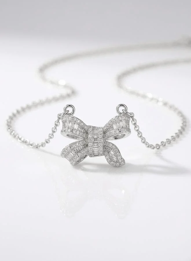 Take Two  Embellished Bow Pendant Necklace for Women | Best Price UAE