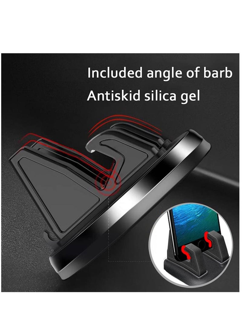 SYOSI 2PCS Dashboard Phone Holder for Car-Vertical Horizontal 360°Rotate, Car Phone Mount, Office and Home Phone Holder, Compatible with 3.5-7 inch Smartphones, Such as iPhone 12 11 XS 8 7 Pro Max Samsung - Image 4