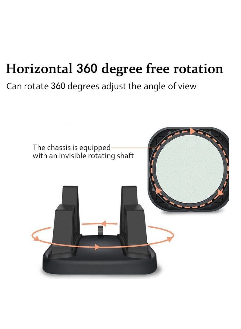 SYOSI 2PCS Dashboard Phone Holder for Car-Vertical Horizontal 360°Rotate, Car Phone Mount, Office and Home Phone Holder, Compatible with 3.5-7 inch Smartphones, Such as iPhone 12 11 XS 8 7 Pro Max Samsung - Image 2