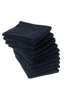 Eurow Microfiber Bleachproof Ultra Absorbent Salon Towels, 16 x 29 Inches, 10-Pack, Black - pzsku/ZD417B609C318B0292A5CZ/45/_/1731923686/1b0fbd14-414e-4672-a421-9228c69afcff