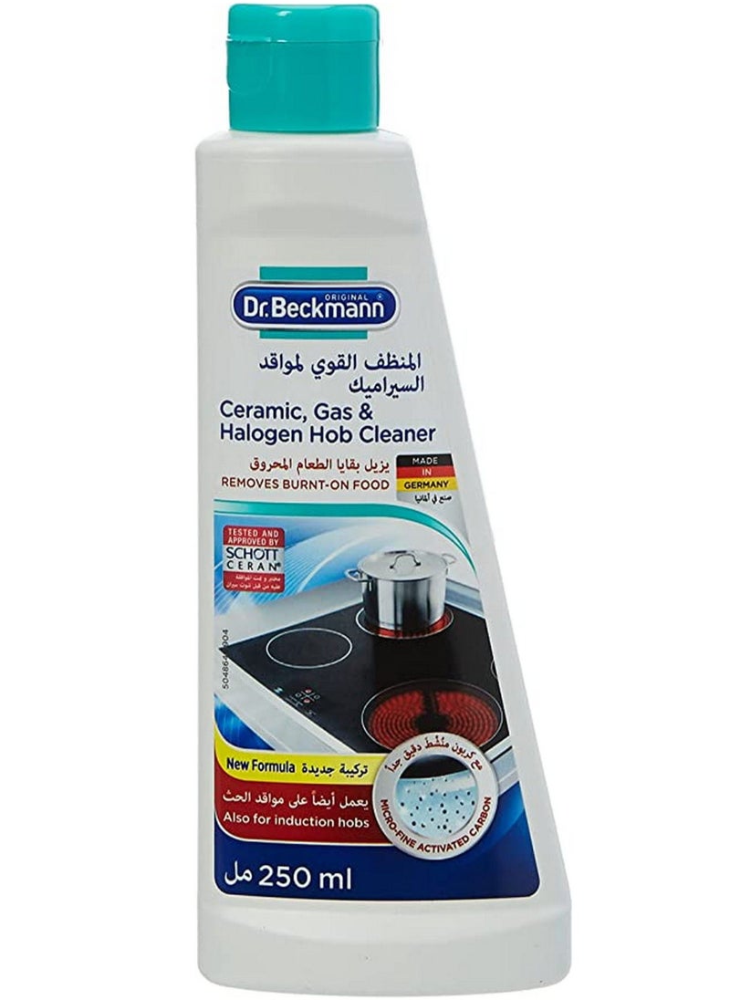 Dr. Beckmann Ceramics Gas & Halogen Hob Cleaner 250ml  - Image 1