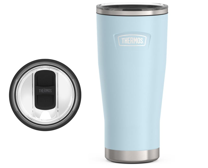 THERMOS THERMOS ICON SERIES Stainless Steel Cold Tumbler with Slide Lock 24 Ounce Glacier 