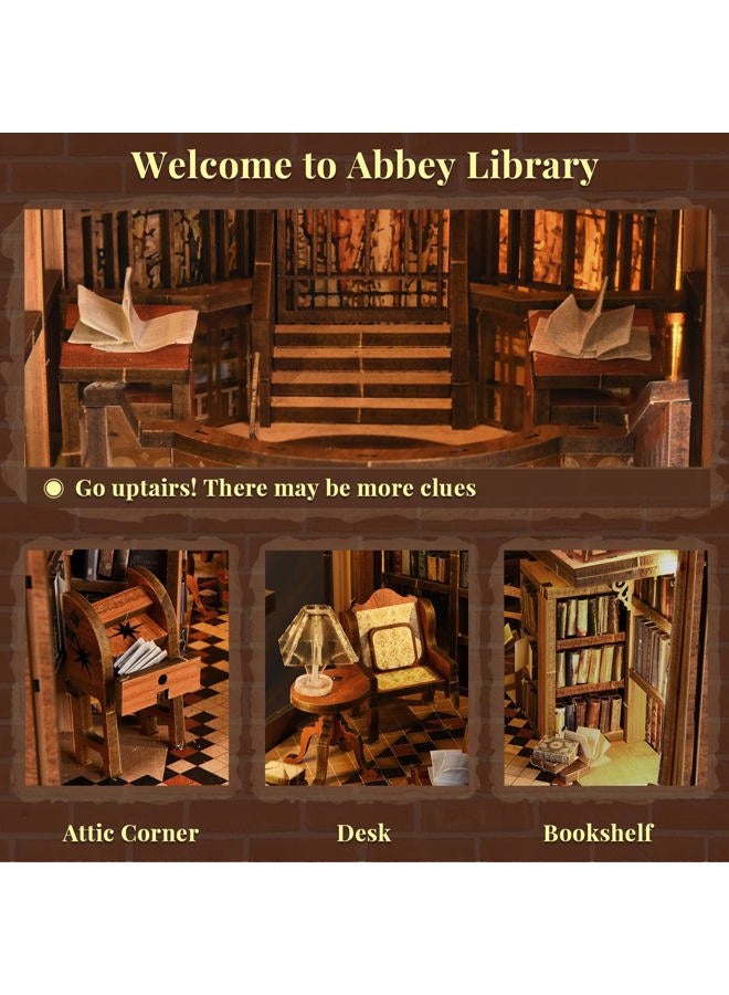 MiniCity DIY Miniature Dollhouse Booknook Kit with LED Lights for Adults and Teens - Image 4