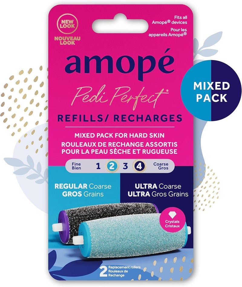 Amope Pedi Perfect Foot File Mixed Refills Regular & Ultra - Image 2