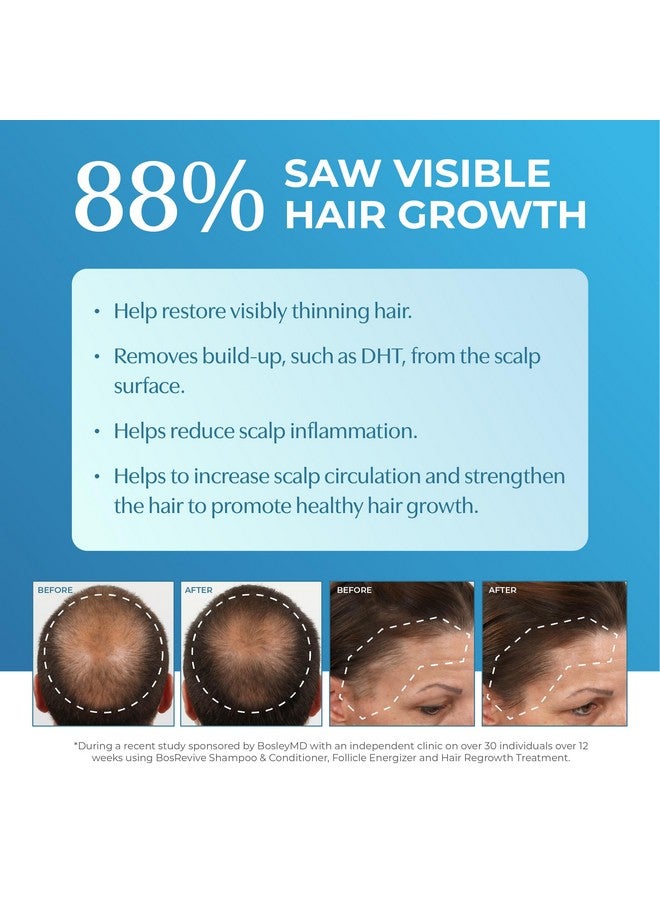 Bosley Professional Strength BosleyMD Professional Strength Men's Hair Re-growth Treatment, 5% Minoxidil Topical Solution, 2 Fl Oz (Pack of 2)  - Image 5