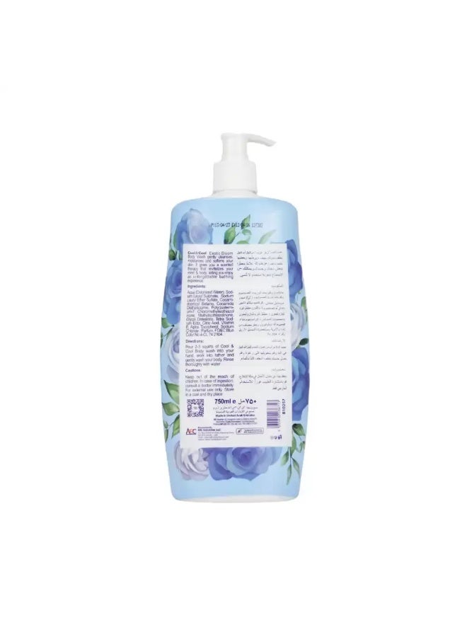 CoolCool Cool and Cool Exotic Bloom Softening and Moisturizing Body Wash- 750ml - Image 2