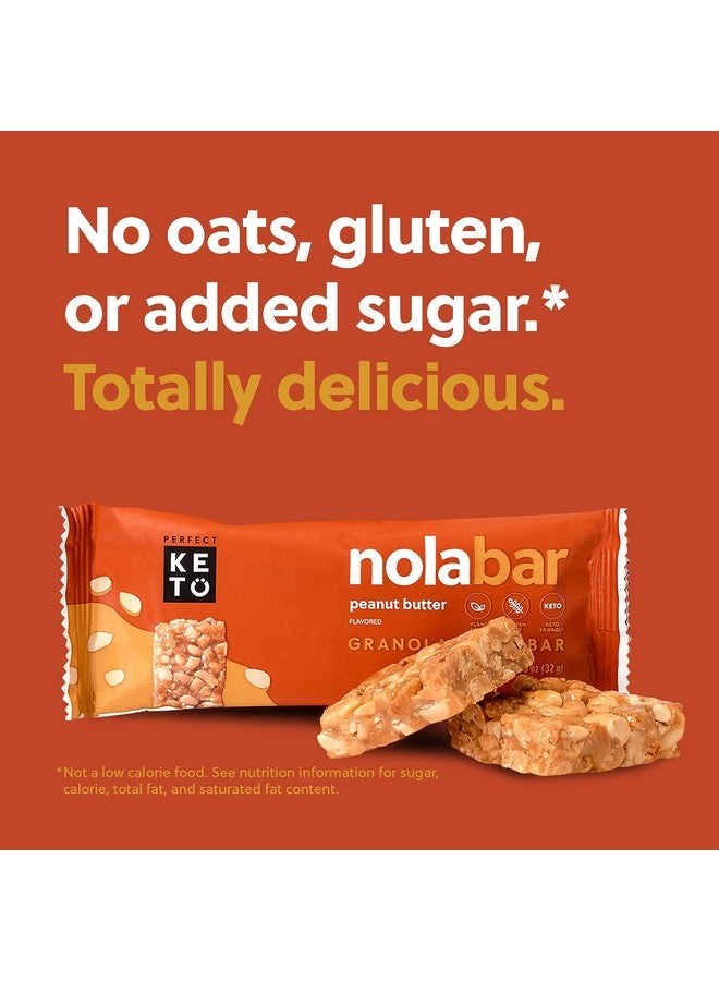 Perfect Keto Perfect Keto Nola Bars | Gluten-Free Keto Granola Bars with Zero Added Sugar | Enjoy a Chewier, Nuttier, and Tastier Way to Curb Cravings and Start the Day | Peanut Butter | 8 Bars 32g  - Image 5