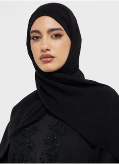 hayas closet Lace Detailed Flared Sleeve Abaya  - Image 4