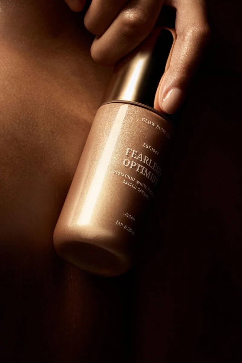 اتش اند ام زيت لامع للجسم