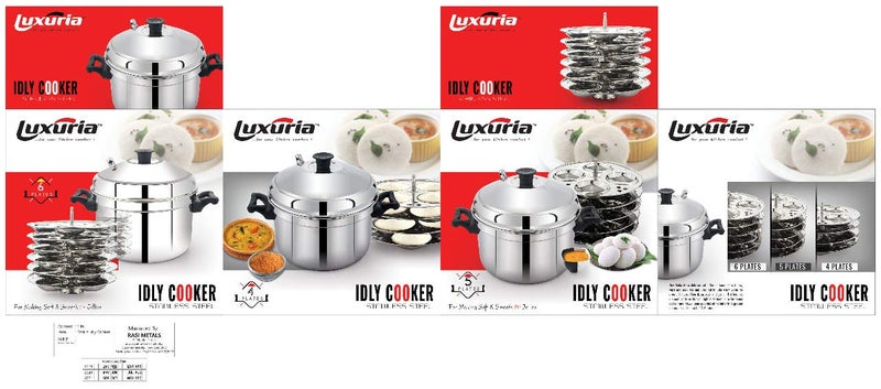 Luxuria Stainless Steel 16 idly Cooker with Whistle (Silver) - Image 4