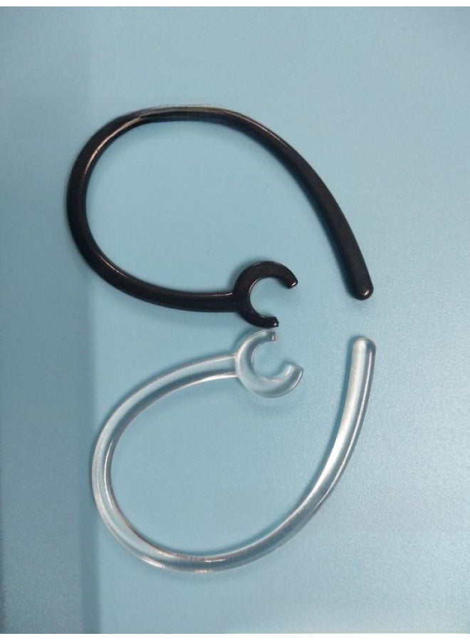 Bluetooth Headset Ear Hook Accessories C 5. 5MM 6mm Direct Silicone Earmuffs Ear Caps Multi-caliber-Color:Black-Model:EG03 - Image 2
